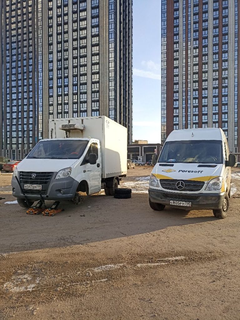 Грузовой выездной шиномонтаж в Лобне
