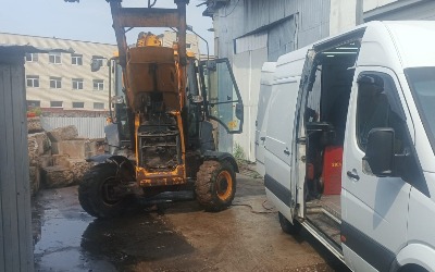шиномонтаж погрузчика с выездом